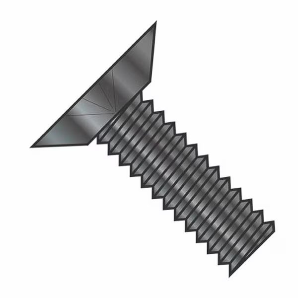 #6-32 x 5/16 in Phillips Flat Machine Screw, Black Oxide 18-8 Stainless Steel, Usa Industrials, Mfr#: BULK-SCRW-4477